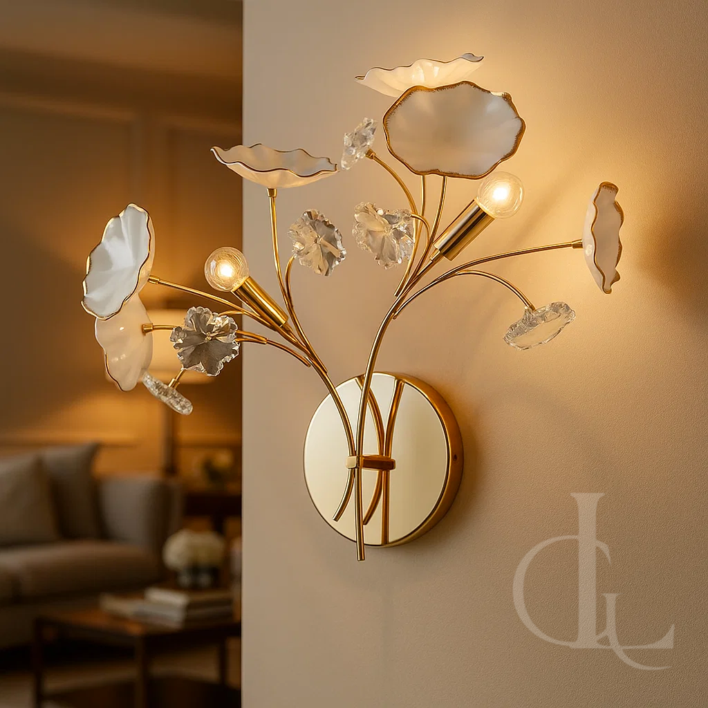 Blossom Inspired Decorative Wall Light